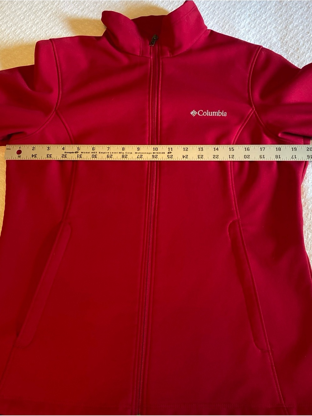 Columbia WOMENS Raspberry-Red Full-Zip Softshell Jacket - Picture 12 of 16
